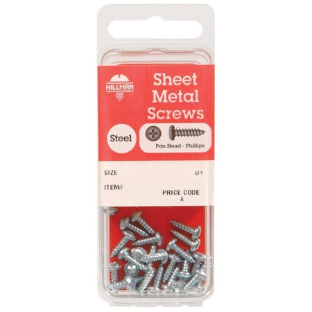 No. 10 X 1-1/2 In. L Phillips Pan Head Sheet Metal Screws 6 Pk, 10PK